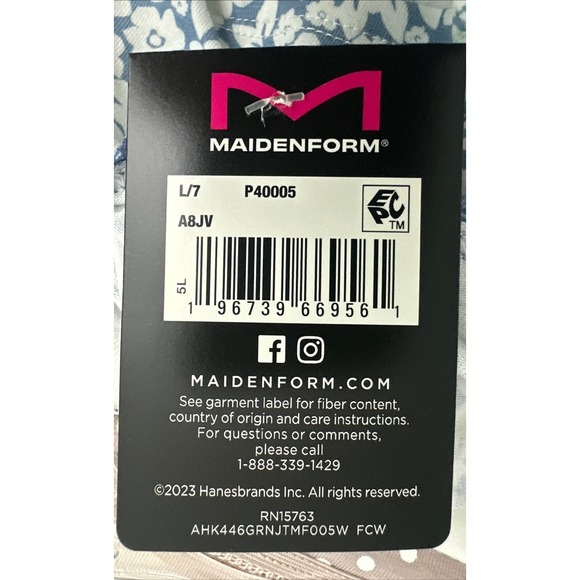 Maidenform Women's Boyshorts Underwear 4 Pack Size Large/L/7 - Picture 9 of 9